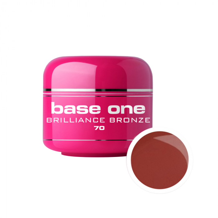 Gel UV color Base One, brilliance bronze 70, 5 g [1]