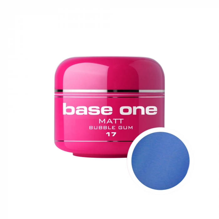 Gel UV color Base One, Matt, bubble gum 17, 5 g [1]
