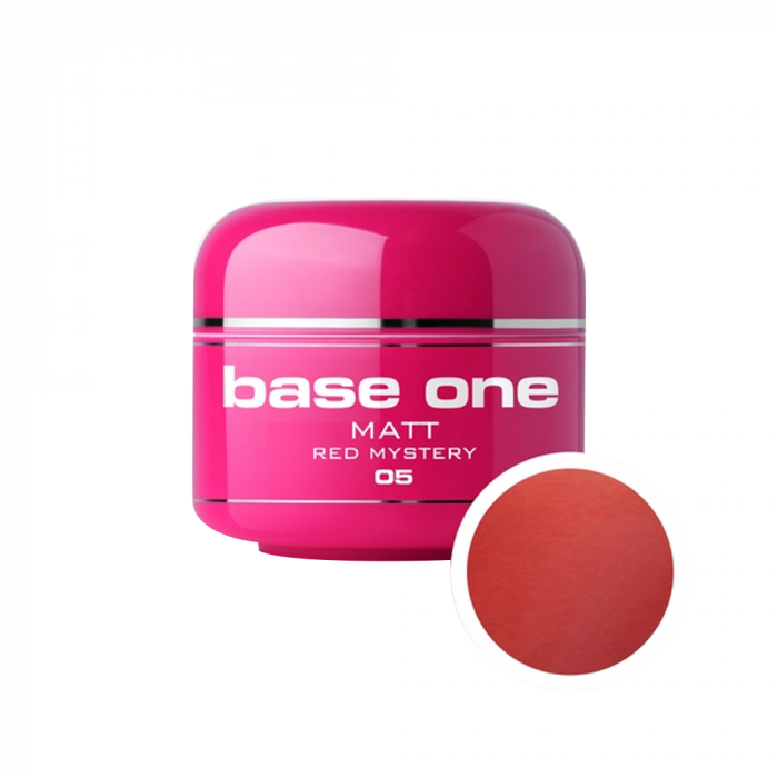 Gel UV color Base One, Matt, red mystery 05, 5 g [1]