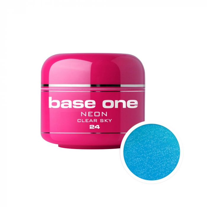 Gel UV color Base One, Neon, clear sky 24, 5g [1]