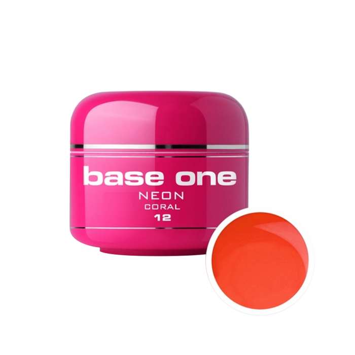 Gel UV color Base One, Neon, coral 12, 5 g [1]