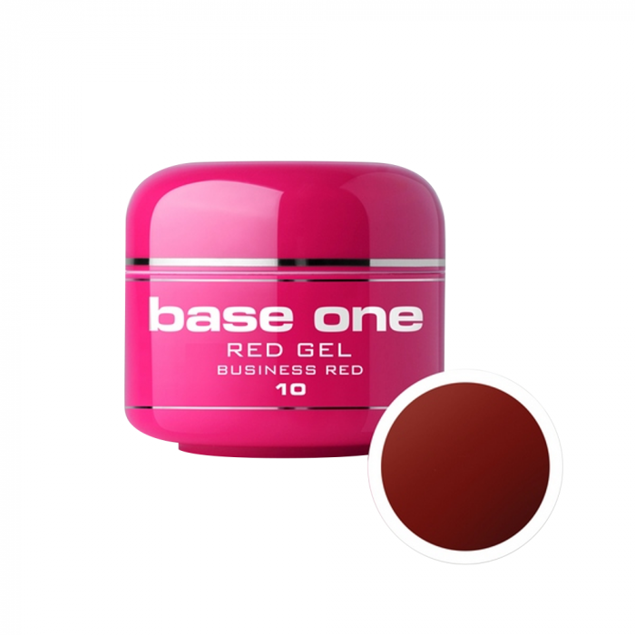 Gel UV color Base One, Red, business red 10, 5 g [1]