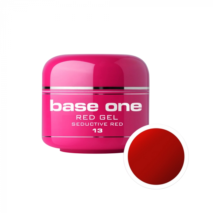 Gel UV color Base One, Red, seductive red 13, 5 g [1]