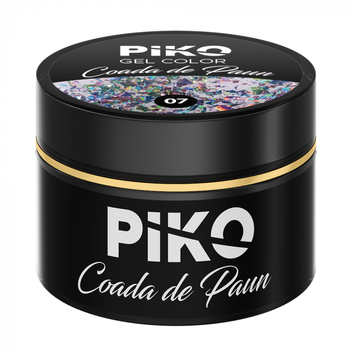 Gel UV color Piko, Coada de paun, 5g, model 07 [2]