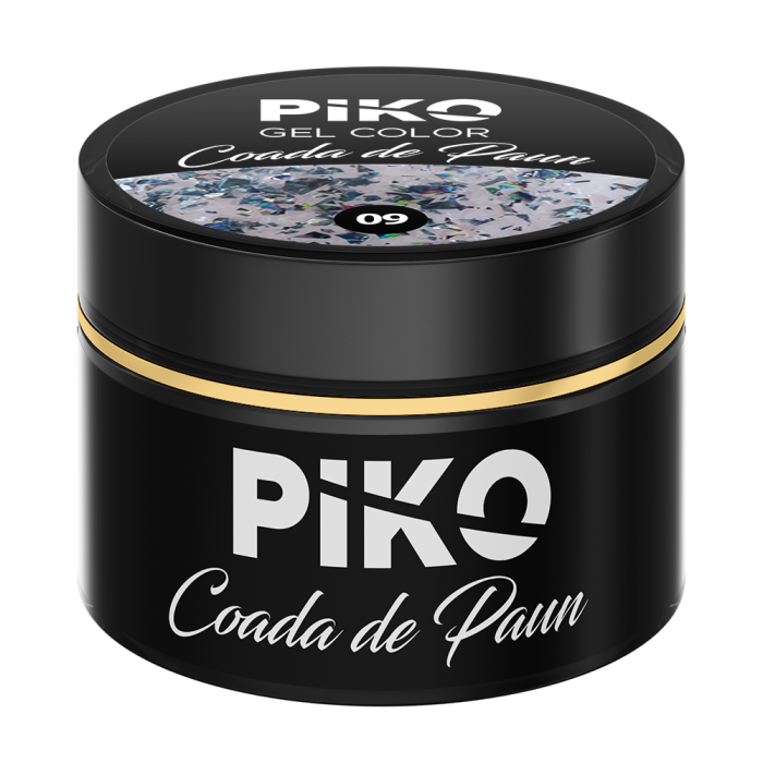 Gel UV color Piko, Coada de paun, 5g, model 09 [2]