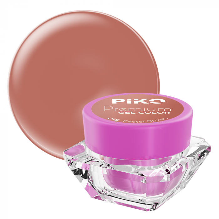 Gel UV color Piko, Premium, 015 Pastel Brown, 5 g [1]