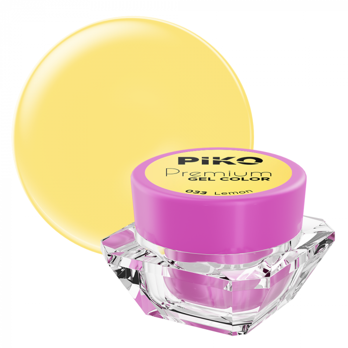 Gel UV color Piko, Premium, 033 Lemon, 5 g [1]