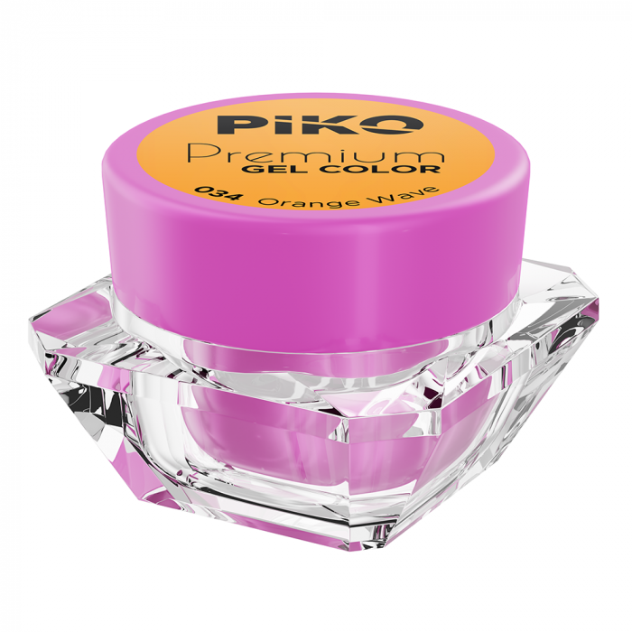 Gel UV color Piko, Premium, 034 Orange Wave, 5 g [2]