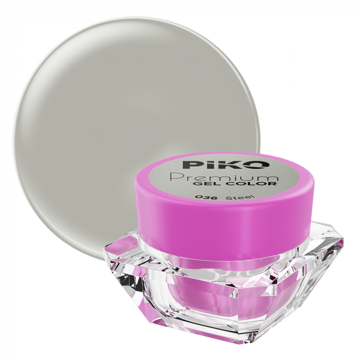 Gel UV color Piko, Premium, 036 Steel, 5 g [1]