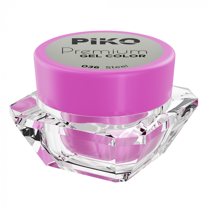 Gel UV color Piko, Premium, 036 Steel, 5 g [2]