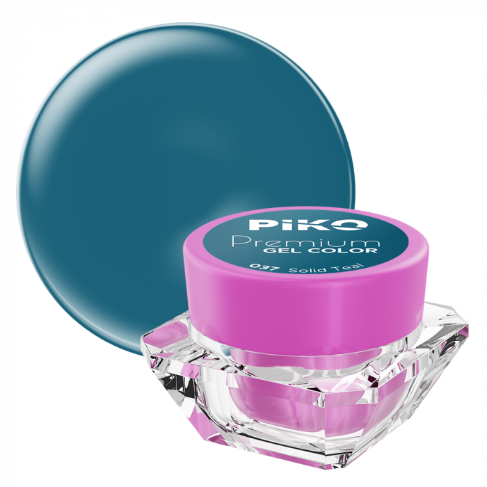Gel UV color Piko, Premium, 037 Solid Teal, 5 g [1]
