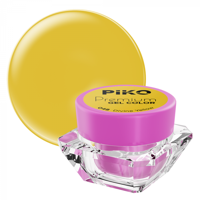Gel UV color Piko, Premium, 048 Divine Yellow, 5 g [2]
