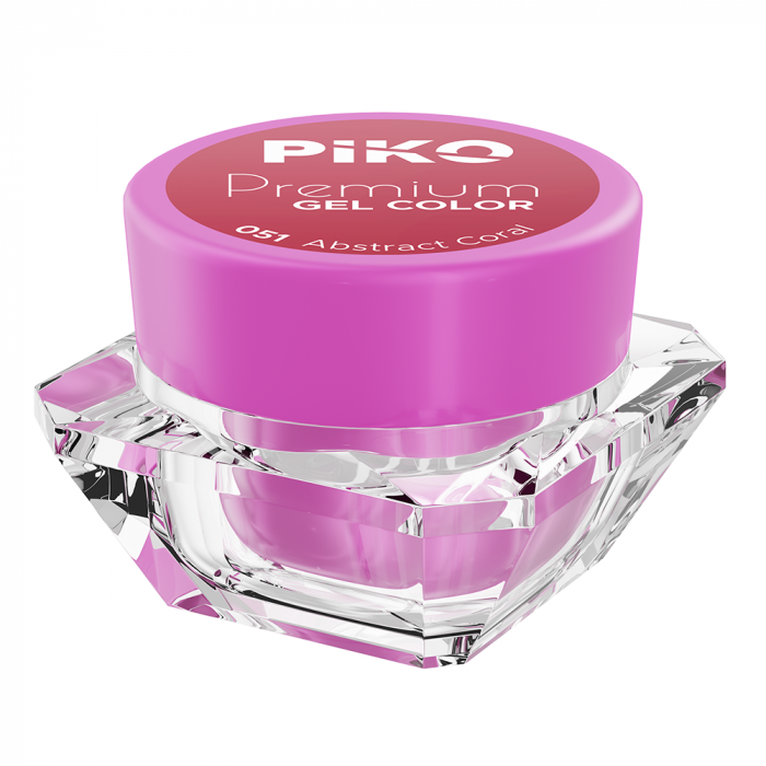Gel UV color Piko, Premium, 051 Abstract Coral, 5 g [2]
