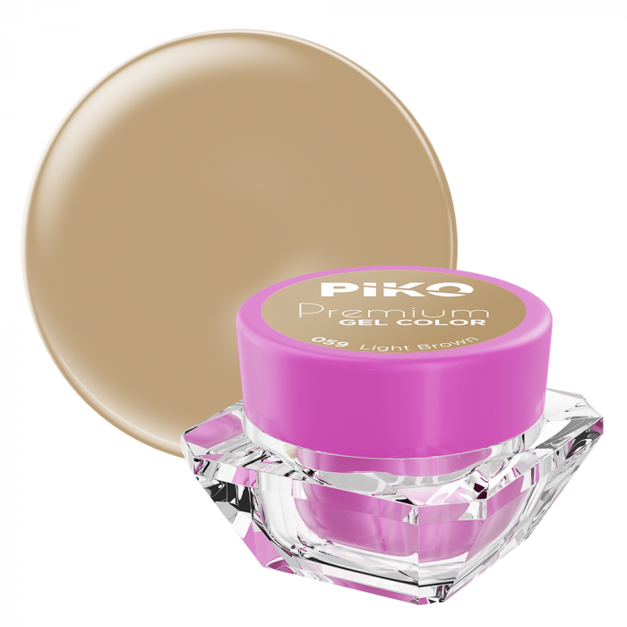 Gel UV color Piko, Premium, 059 Light Brown, 5 g [1]