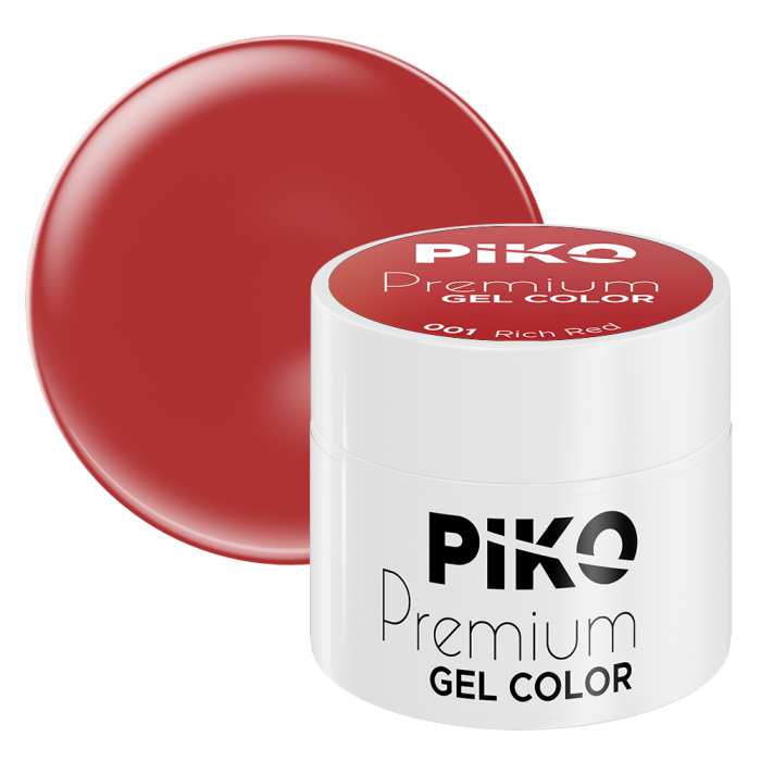 Gel UV color Piko, Premium, 5 g, 001 Red [1]