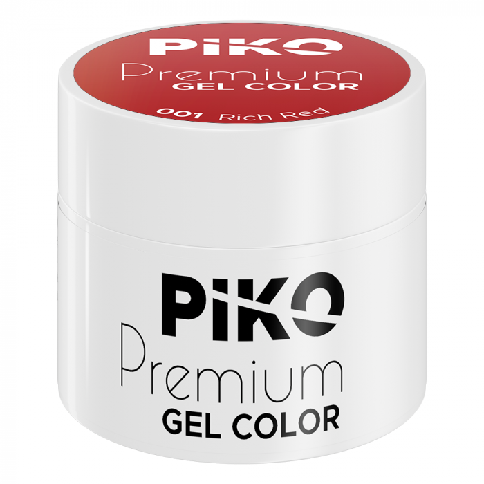 Gel UV color Piko, Premium, 5 g, 001 Red [2]