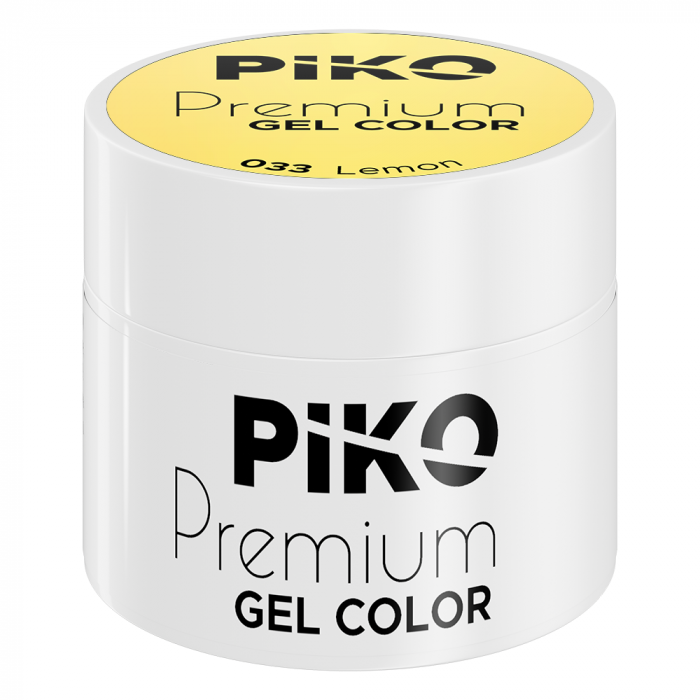 Gel UV color Piko, Premium, 5 g, 033 Lemon [2]