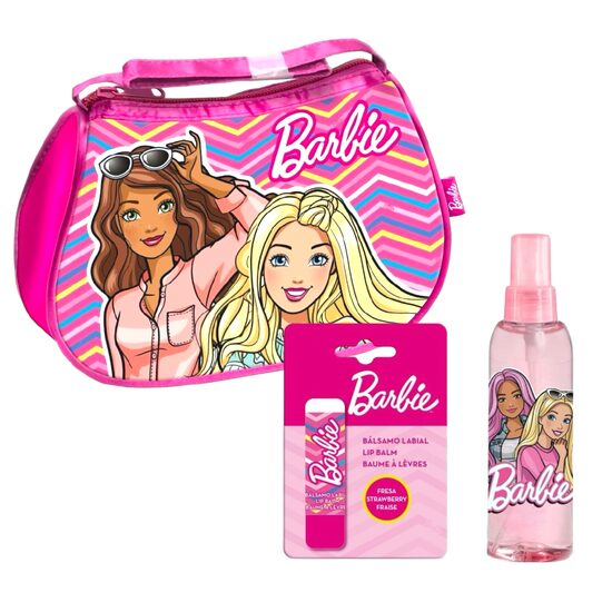 Gentuta cosmetica Barbie, cu balsam de buze si spray pentru corp 100ml, 2047 [1]