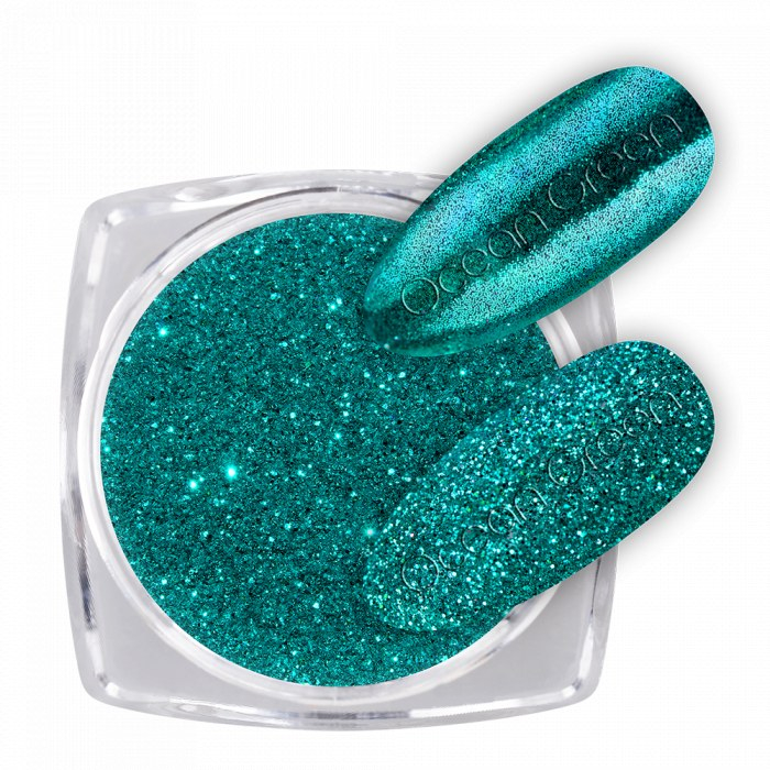 Glitter Ocean Green [1]