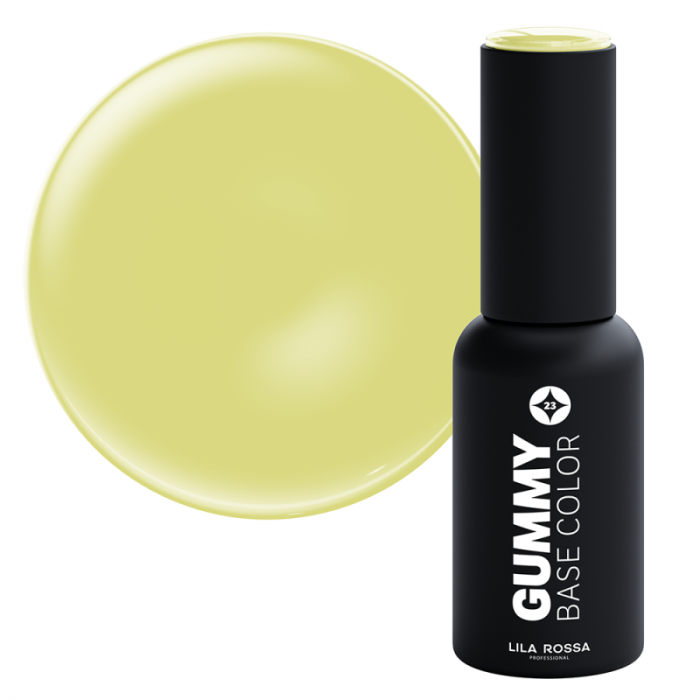 Gummy Base Color, Soft Yellow, Lila Rossa, 7 ml [1]