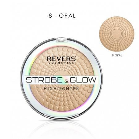 Iluminator pudra, Strobe and Glow, Revers, 8g, Nr 08, Opal [2]
