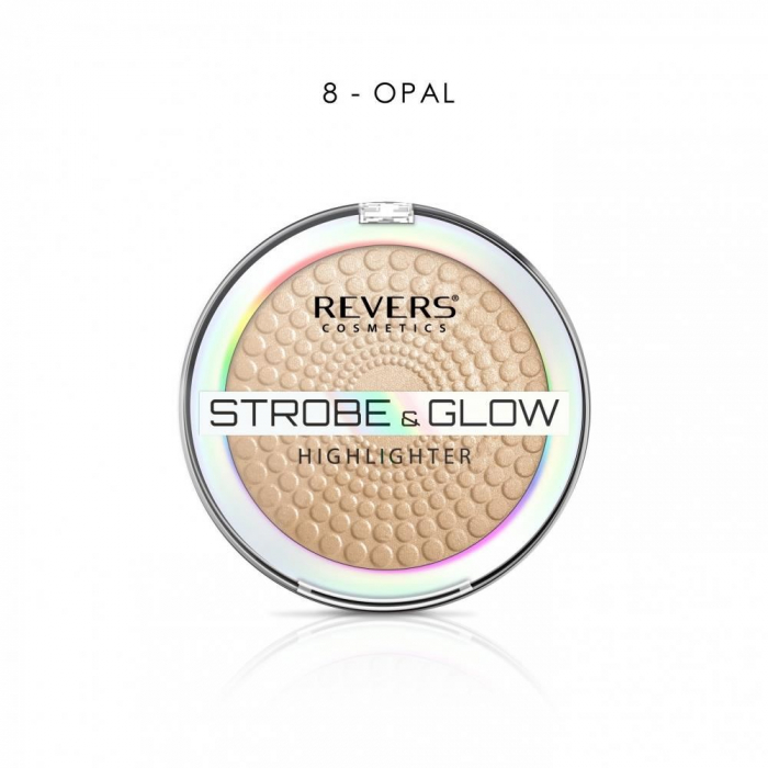 Iluminator pudra, Strobe and Glow, Revers, 8g, Nr 08, Opal [3]