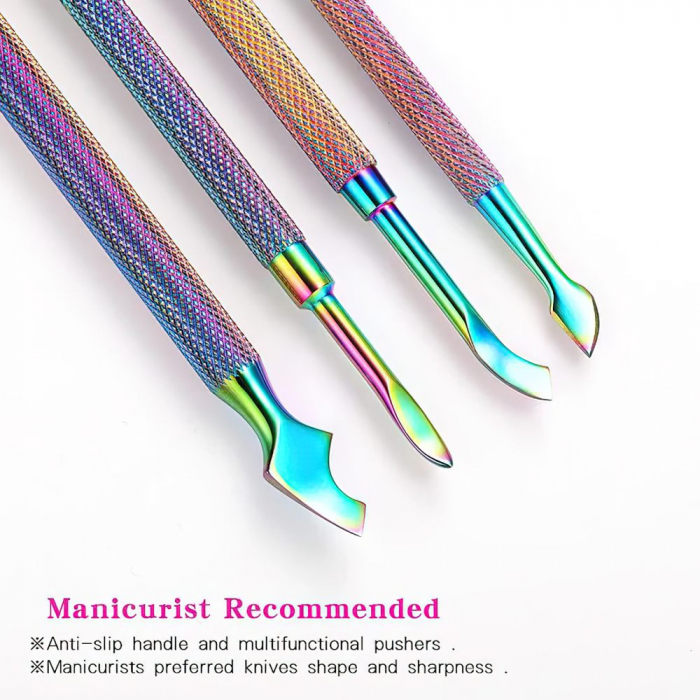 Instrument indepartare cuticule pentru manichiura si pedichiura, Lila Rossa LRS-C640 [4]
