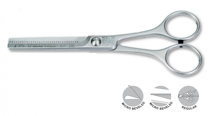 Kiepe Professional Foarfeca profesionala de filat dreapta 5.5 inci 36 dinti Standard [1]