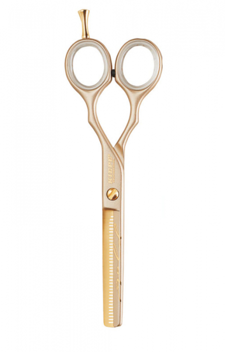 Kiepe Professional Foarfeca profesionala de filat dreapta 5.5 inci 38 dinti 2471 Gold [2]