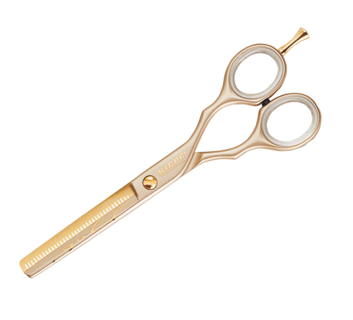 Kiepe Professional Foarfeca profesionala de filat dreapta 5.5 inci 38 dinti 2471 Gold [3]