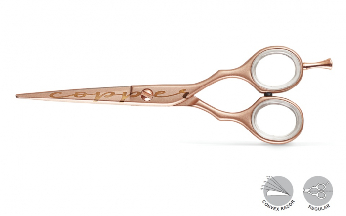 Kiepe Professional Foarfeca profesionala de tuns dreapta 5.5 inci 2453 Copper [1]