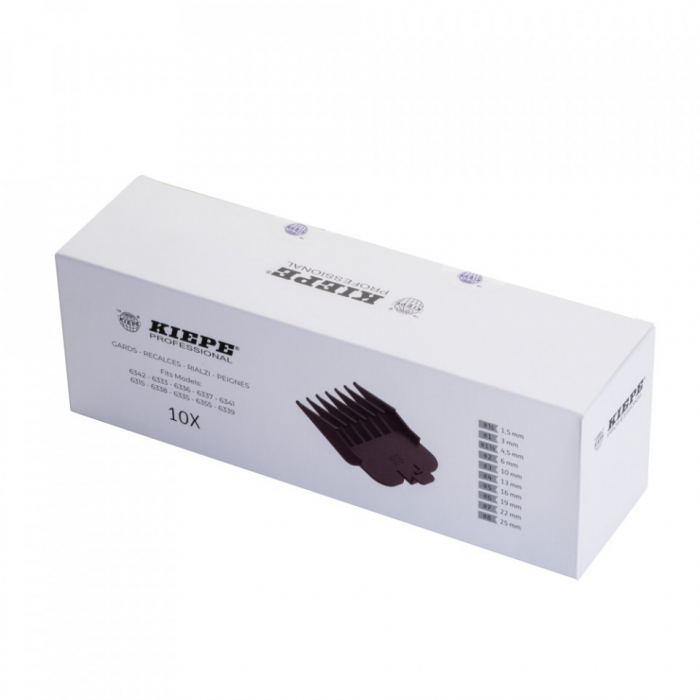Kiepe Professional Set 10 inaltatoare pentru masini de tuns cu suport din plastic [3]