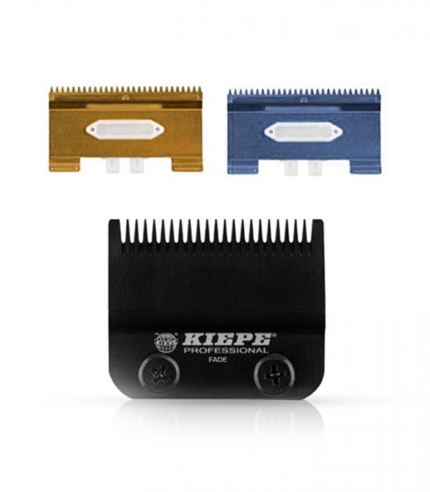 Kiepe Professional Set cutite Fade cu 2 lame mobile pentru masini de tuns [1]