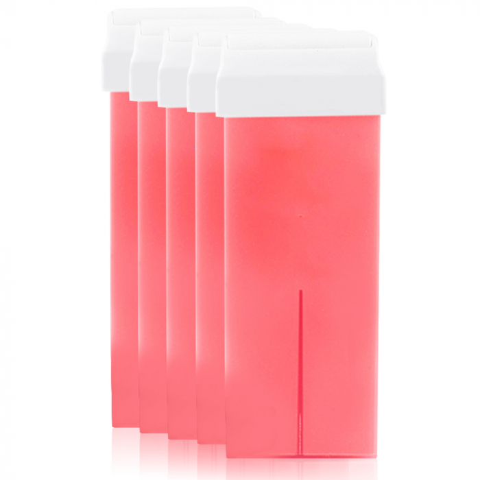 Kit epilare Lila Care cu ceara roll-on Silky Skin Rose 5 x 100 ml, 1 x incalzitor ceara, 1 x ulei dupa epilare, 1 x set 50 benzi epilare [3]