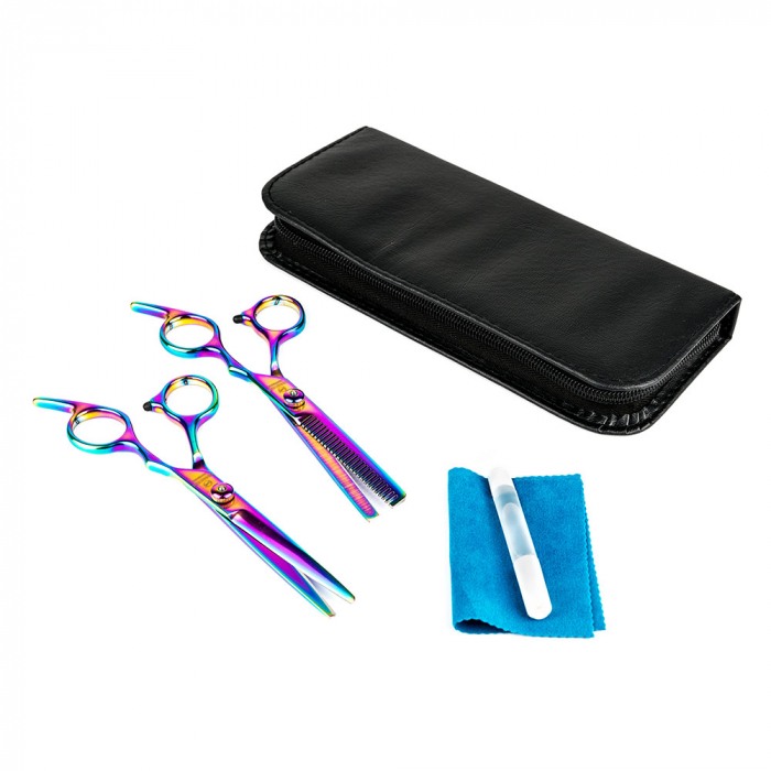 Kit foarfece profesionale tuns-filat Oranjollie Chameleon [2]