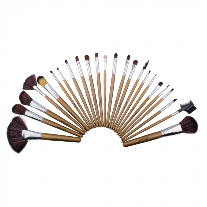 Kit makeup Fashion Icon cu 180 de farduri si set 24 pensule cu husa [5]