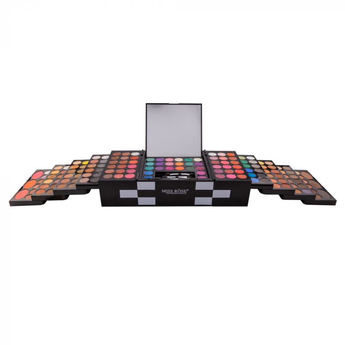 Kit makeup miss rose I'm A Diva trusa cu 148 farduri si set 24 pensule [2]