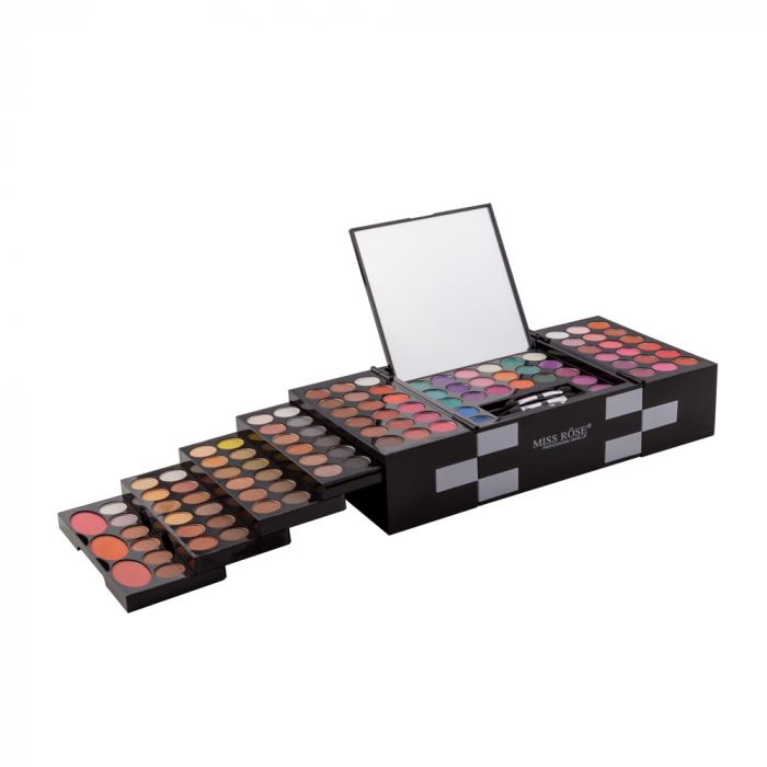 Kit makeup miss rose I'm A Diva trusa cu 148 farduri si set 24 pensule [4]