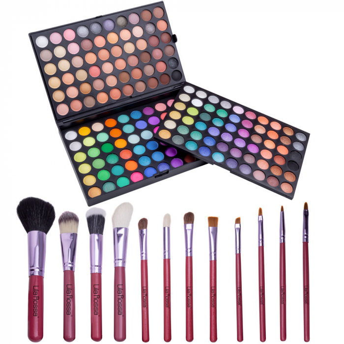 Kit makeup trusa 180-2 si pensule set 12 [8]