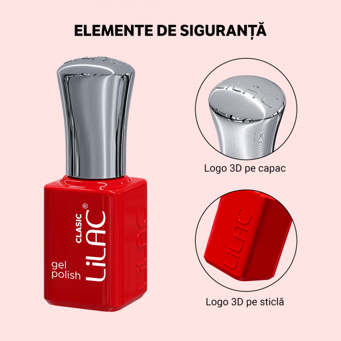 Kit oja semipermanenta, 12 oje Lilac, Pink colors, 10 culori + base coat + top coat [5]