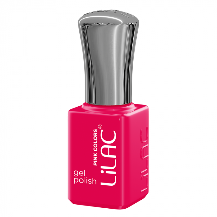 Kit oja semipermanenta, 12 oje Lilac, Pink colors, 10 culori + base coat + top coat [2]