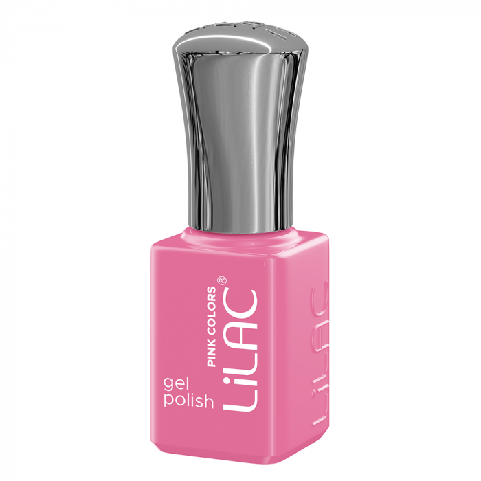 Kit oja semipermanenta, 12 oje Lilac, Pink colors, 10 culori + base coat + top coat [12]