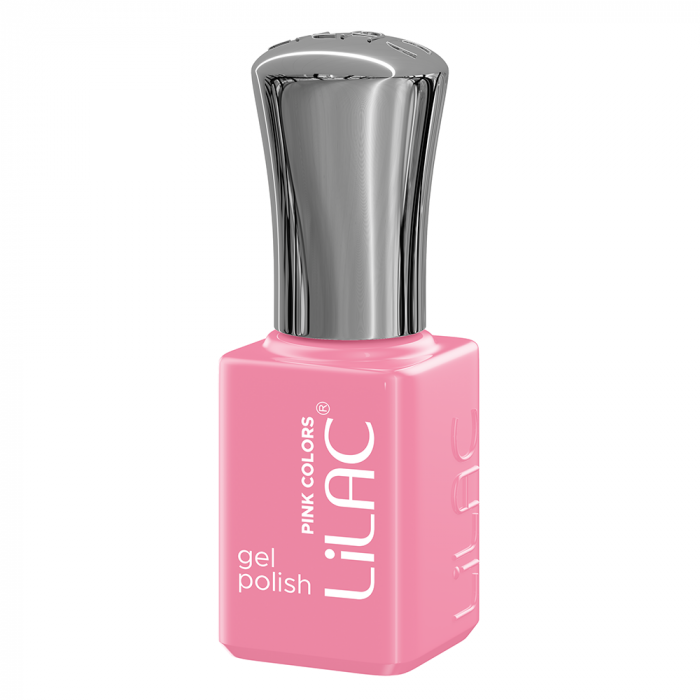 Kit oja semipermanenta, 12 oje Lilac, Pink colors, 10 culori + base coat + top coat [11]