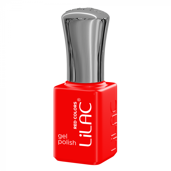 Kit oja semipermanenta Lilac, 14 oje, 10 Red Colors + Top Coat + Base Coat + Nail Prep + Ultrabond, Lampa 36 W, pila unghii si buffer [5]