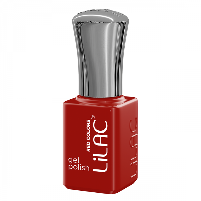 Kit oja semipermanenta Lilac, 14 oje, 10 Red Colors + Top Coat + Base Coat + Nail Prep + Ultrabond, Lampa 36 W, pila unghii si buffer [7]
