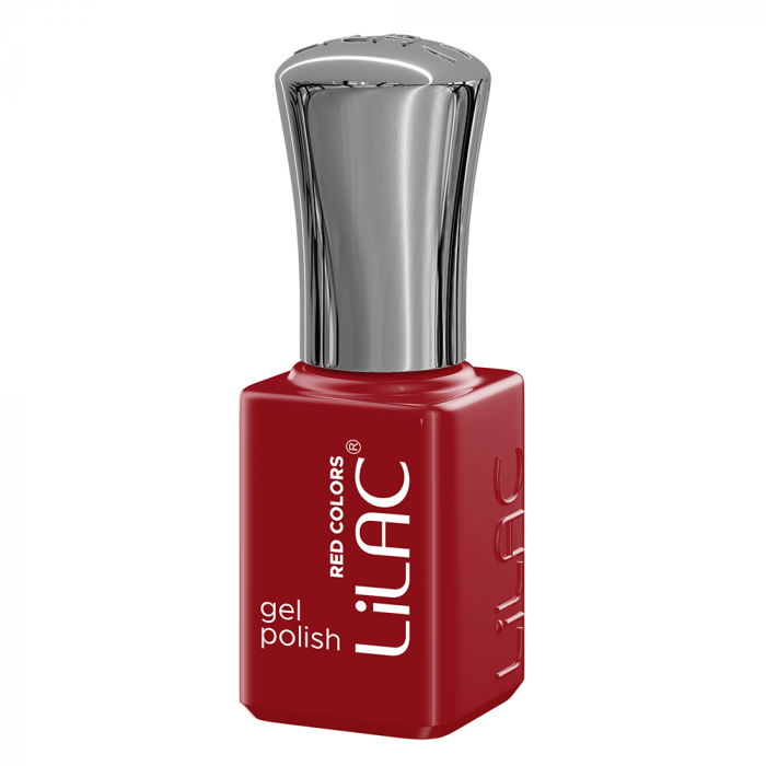 Kit oja semipermanenta Lilac, 14 oje, 10 Red Colors + Top Coat + Base Coat + Nail Prep + Ultrabond, Lampa 36 W, pila unghii si buffer [14]