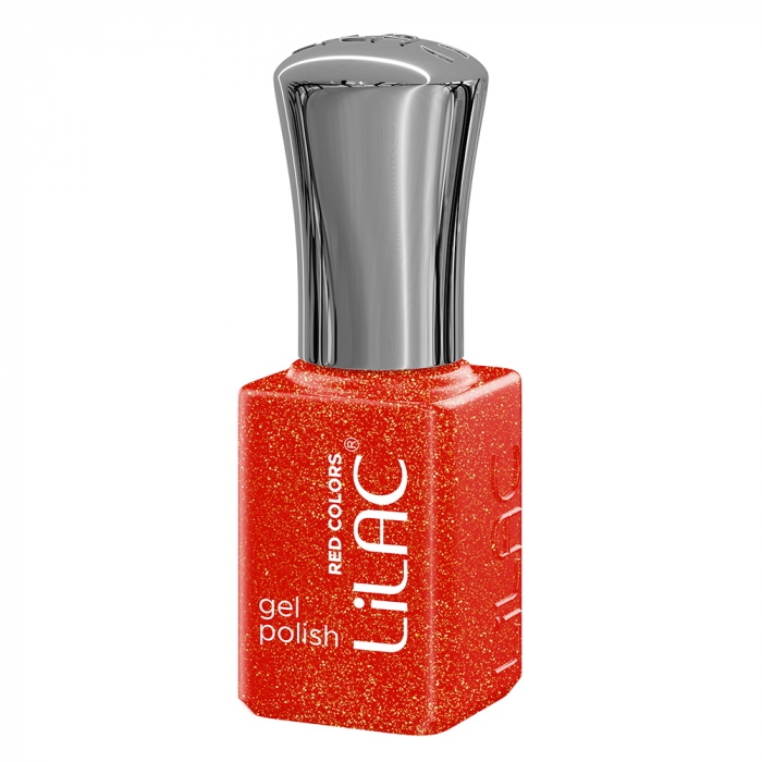 Kit oja semipermanenta Lilac, 14 oje, 10 Red Colors + Top Coat + Base Coat + Nail Prep + Ultrabond, Lampa 36 W, pila unghii si buffer [10]
