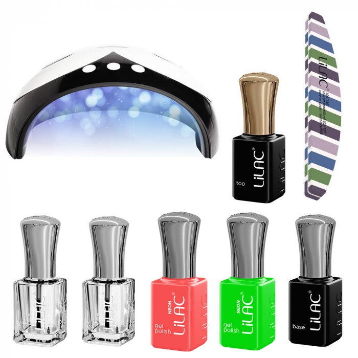 Kit oja semipermanenta Lilac Neon 6 oje #2 [1]
