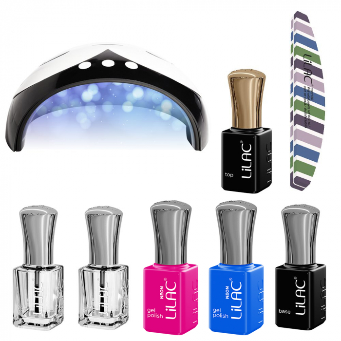 Kit oja semipermanenta Lilac Neon 6 oje #3 [1]