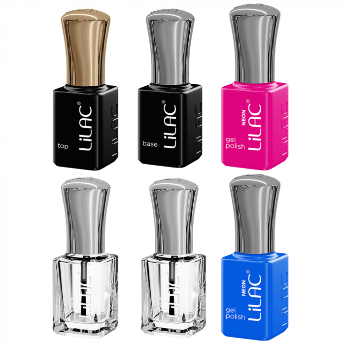 Kit oja semipermanenta Lilac Neon 6 oje #3 [2]